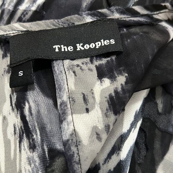 THE KOOPLES PRINTED V NECK SILK BLEND TANK TOP SIZE S - Picture 5 of 6